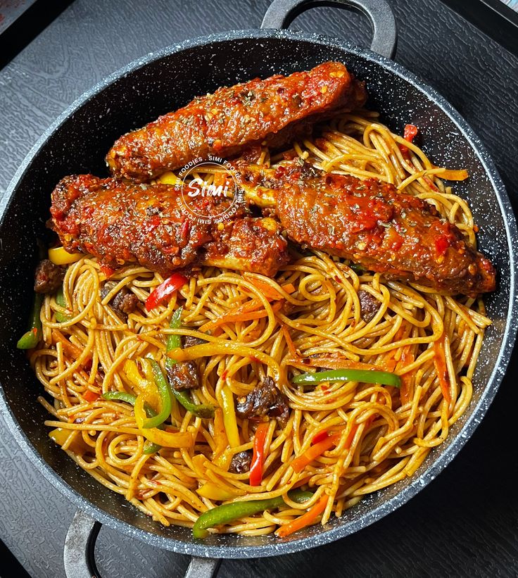 spaghetti and turkey